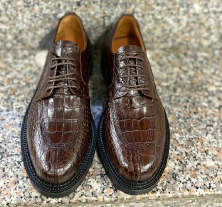 Derby Croco Luxe