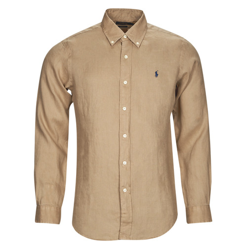 Chemise Satin Bleu Marine